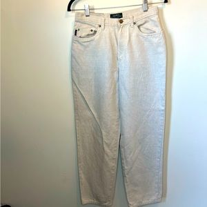 Women’s Lauren Ralph Lauren Khakis Denim Pants Size 8 Petite